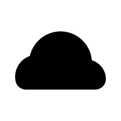 cloud glyph icon