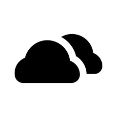 cloud glyph icon