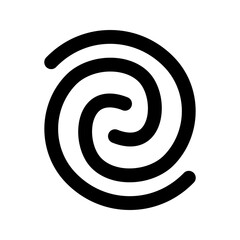 cyclone glyph icon