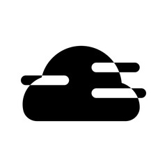 fog glyph icon