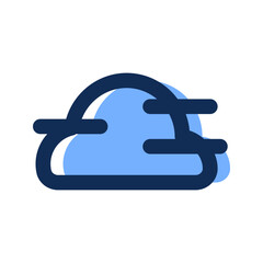 fog filled line icon