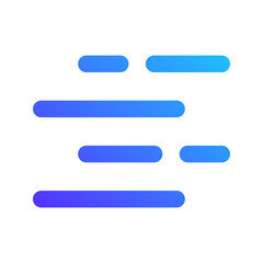 Obraz premium fog gradient icon