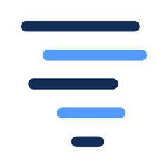 Obraz premium tornado outline color icon