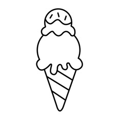 Ice cream cone icon