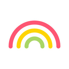 rainbow flat icon