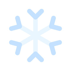 Obraz premium snowflake flat icon