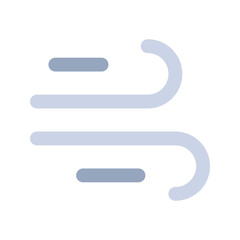 Obraz premium wind flat icon