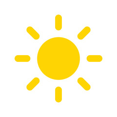 sun flat icon