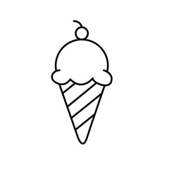 Ice cream cone icon