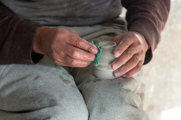pottery crafts and fez mosaics morocco north africa country cities and deserts and atlas mountains...
