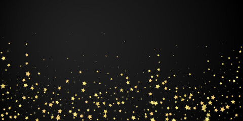 Magic stars vector overlay.  Gold stars scattered