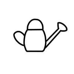 water can garden tool hand drawn doodle