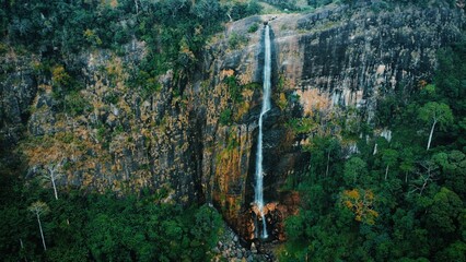 Waterfall in the mountains