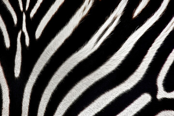 Fototapeta na wymiar Zebra skin background. Generative AI.