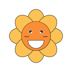 Groovy Flower Cartoon Characters