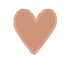 bright hearts of various colors