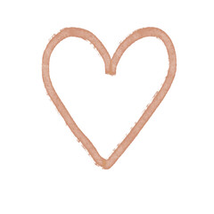 bright hearts of various colors