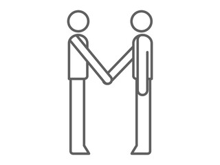 shaking hands icon