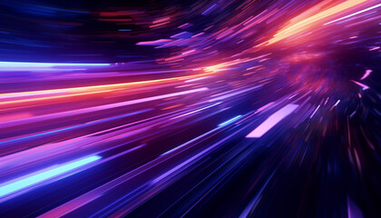  Abstract futuristic background. Neon, energy, gaming. Pink and blue