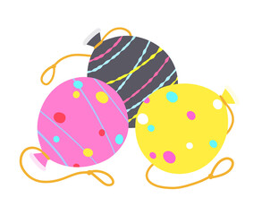 3色の水ヨーヨー