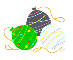 3色の水ヨーヨー