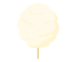 黄色のわたあめ