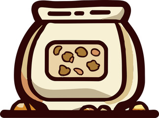 Cat food png graphic clipart design