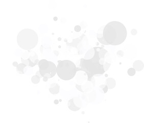 Light bokeh background. Simple gray backdrop. Vector illustration