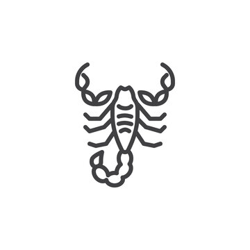 Scorpion line icon