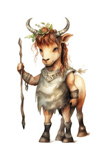 Centaur Watercolor Clipart Cute Isolated