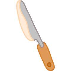 kitchen knife hand draw