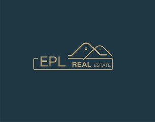 EPL Real Estate and Consultants Logo Design Vectors images. Luxury Real Estate Logo Design