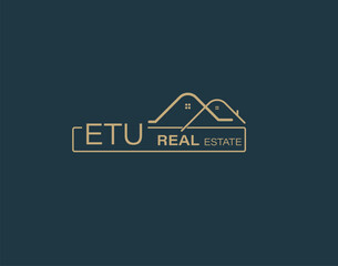 ETU Real Estate and Consultants Logo Design Vectors images. Luxury Real Estate Logo Design