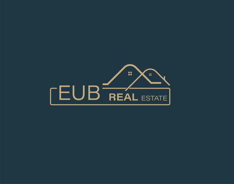 EUB Real Estate and Consultants Logo Design Vectors images. Luxury Real Estate Logo Design