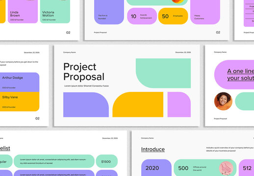 Modern Project Proposal Presentation