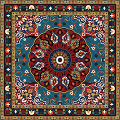 Carpet pattern. Rectangular prayer mats, prayer mats, tea mats, meditation mats.