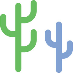 Obraz premium Leaves icon in bold line design 