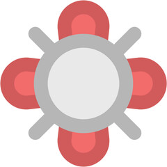 Plant icon in editable line vector