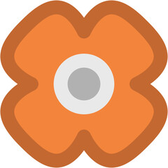 Plant icon in editable line vector