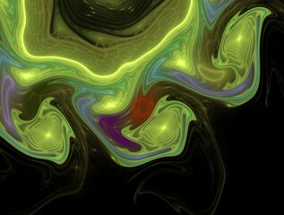 Imaginatory fractal abstract background Image