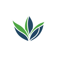 Sprout logo. nature ecology element. Vector illustration