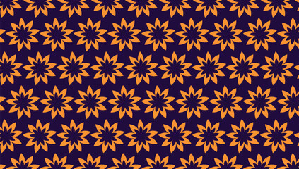 Fototapeta premium Seamless pattern with flowers. Vector illustration. Can be used for wallpaper, pattern fills, web page background, fabric, surface textures, wrapping paper.