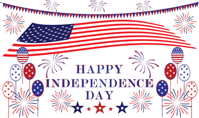 Fototapeta premium fourth of july