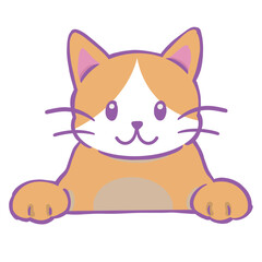 Cute cat clip art