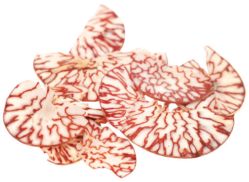 Sliced betel nut