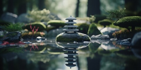 Zen and tranquility. Generative AI