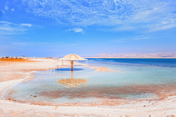 The drainless lake in the Middle East