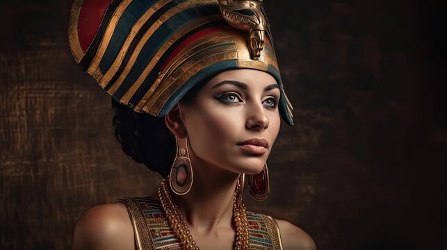 Nefertity, egyptian queen, ai based