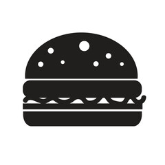 Burger icon vector illustration