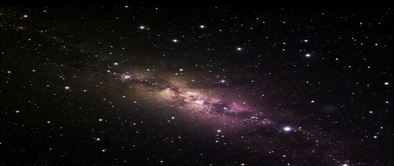 Fototapeta na wymiar Abstract space nebula galaxy planets background. Generative AI